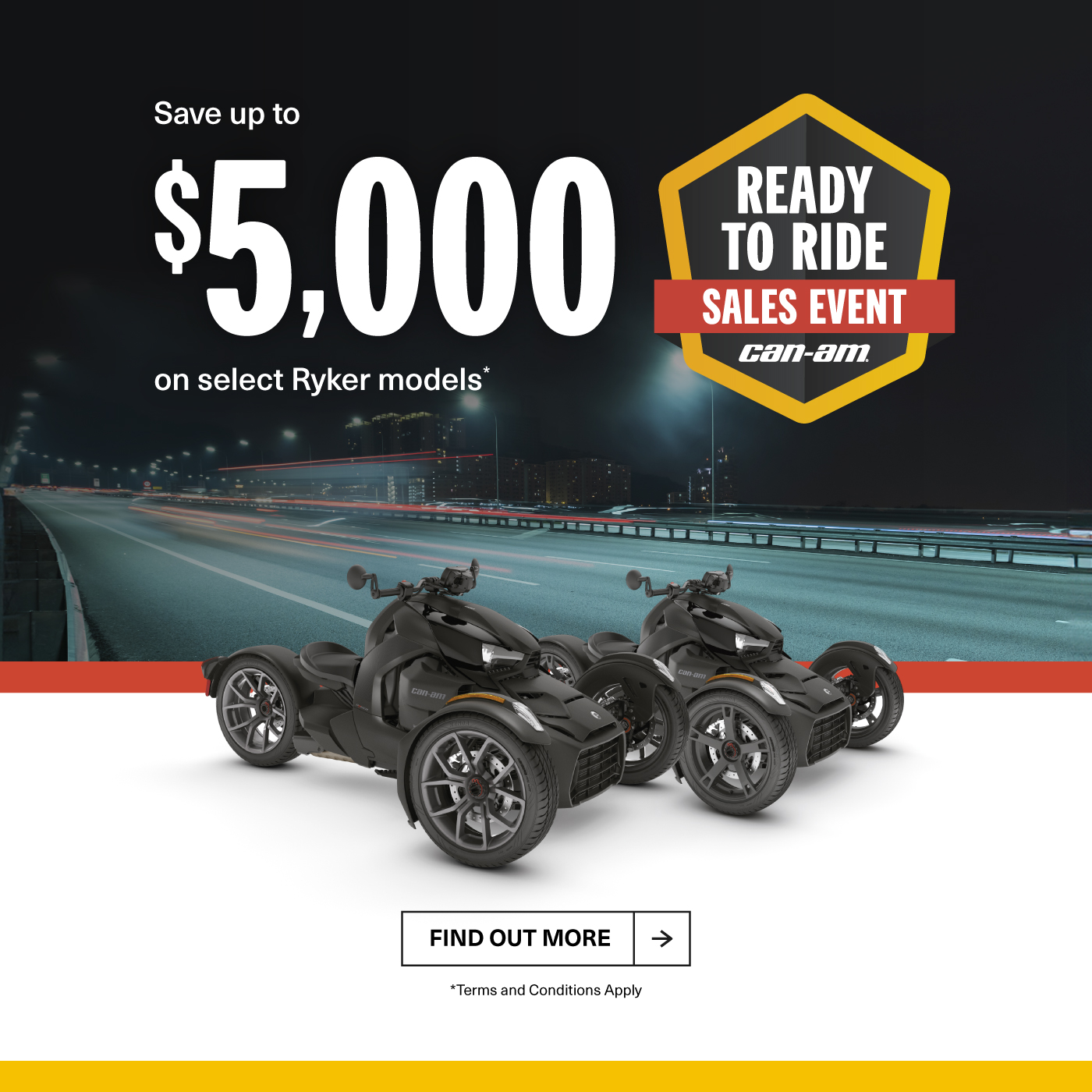 AU Can-Am On-Road - Q2  Retail Program 2025 Ryker
