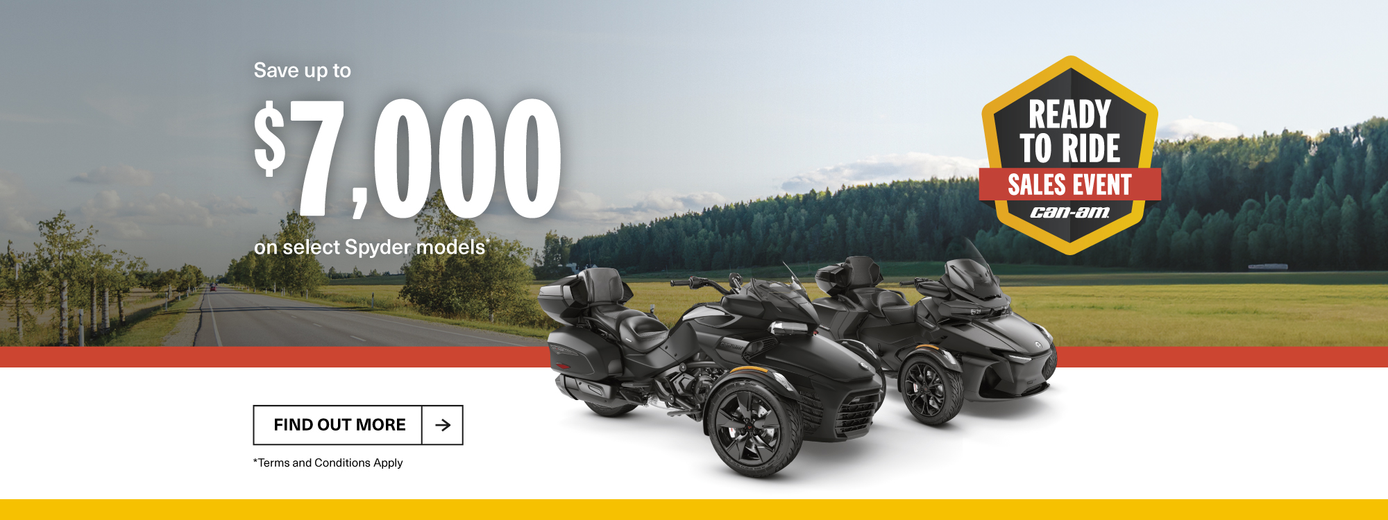 AU Can-Am On-Road - Q2  Retail Program 2025 Spyder